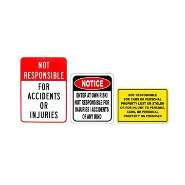 ไม่รับผิดชอบต่อสัญญาณอุบัติเหตุ